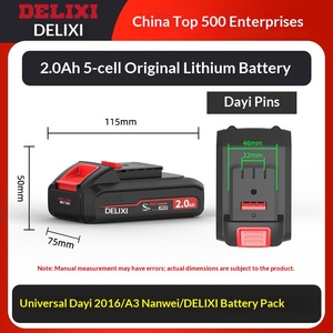 Delixi Lithium Battery 21V Universal Large Capacity Drill Wrench Angle Chain <b>Saw</b> Original Battery Pack - Product Image 6