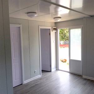 Muy popular, listo para enviar, casa contenedor prefabricada expandible de 20 pies, casa pequeña prefabricada con 1 2 3 dormitorios para hoteles - Product Image 4