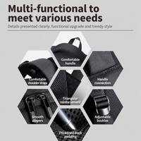 Sac à dos professionnel pour ordinateur portable, sac de voyage étanche, multi-compartiments, rangement scientifique, grande capacité, sac à dos pour ordinateur