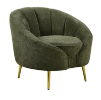 Fauteuils au design moderne, robustes et durables, meubles de salon, canapé, fauteuil d'appoint, canapé de salon avec pieds en laiton
