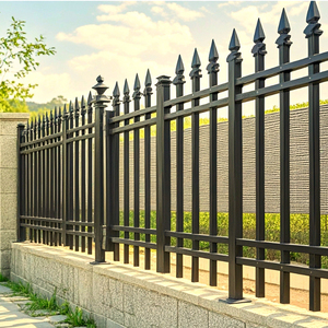 Panneau de clôture de jardin en acier moderne et durable, garde-corps pour balcon et périmètre d'<span class=keywords><strong>escalier</strong></span>, <span class=keywords><strong>sécurité</strong></span> - Product Image 1