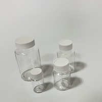 Bouteille en plastique transparente à large ouverture de 500 ml, flacon capsule scellé de 15 ml et 80 ml, flacon échantillon liquide – Vente en gros à prix abordable