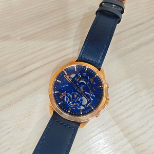 Reloj Inteligente de Alta Calidad para Hombre, Correa de Cuero y Acero Inoxidable, Movimiento de Cuarzo, Esfera de 44 mm, Estilo <span class=keywords><strong>Tommy</strong></span> <span class=keywords><strong>Hilfiger</strong></span>, Venta al Por Mayor de Fábrica - Product Image 4