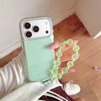 Funda para Teléfono con Correa de Pulsera de Cuentas 17 Promax, para iPhone 14 15 16 17 18 Pro Max