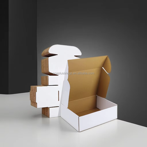 カスタマイズされたピンク段ボールギフトボックス耐久紙メーラー包装物流用スキンケア血清とマニキュアオイル用 - Product Image 5