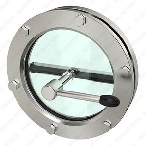 1.5 "स्टेनलेस स्टील त्रिकोणीय क्लैंप प्रवाह फ्लैंज दृष्टि ग्लास - Product Image 6