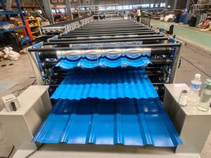 Macchina per la Formatura <span class=keywords><strong>di</strong></span> Tegole Direttamente dalla Fabbrica, Macchina per la <span class=keywords><strong>Produzione</strong></span> <span class=keywords><strong>di</strong></span> Lamiere Metalliche per Tetti in Acciaio - Product Image 2
