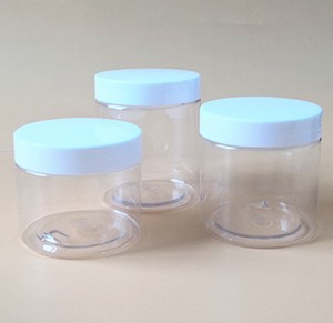 ขวดพลาสติกใสทรงกลมขนาด1ออนซ์ภาชนะใส่เครื่องสำอางขวดน้ำเมือกพลาสติกพร้อมฝาปิดสีขาวสำหรับโลชั่นครีมแต่งหน้าอายแชโดว์ - Product Image 3
