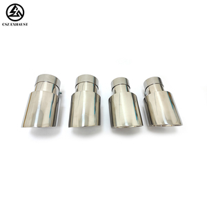 CSZ pour <span class=keywords><strong>BMW</strong></span> M3 G80 G81/M4 G82 G83 embouts chromés d'échappement en acier inoxydable 304 tuyau d'échappement universel - Product Image 1