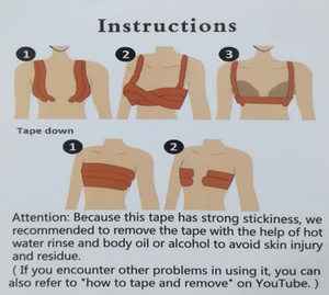 Boob Tape Femmes Lift Up Body Tape Soutien-Gorge Invisible <span class=keywords><strong>Brest</strong></span> Boob Lift Tape - Product Image 6