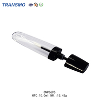 Tube de brillant à lèvres en gros, flacon de 10 ml pour brillant à lèvres, emballage en tube plastique