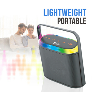 Enceintes Bluetooth portables ZQS P10 populaires, mini <span class=keywords><strong>radio</strong></span> professionnelle, en tissu imperméable et plastique, avec lumière LED RGB - Product Image 4