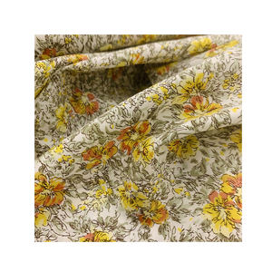 Tissu en coton 100% tissé à imprimé floral grand format pour filles et garçons, KCP603SS, soyeux, pour femmes - Product Image 1