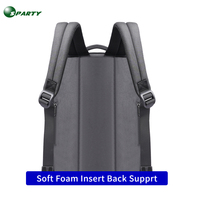 Sac à dos d'affaires OEM personnalisé 15,6 pouces en tissu Oxford imperméable, style japonais, antivol, avec port de chargement USB, grande capacité pour l'école