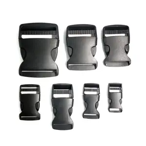 Plastic Buckle Backpack Buckles Square Plastic WIKO Cam Buckles Plastic Black Toggle Clip Backpack Strap Plastic Bag