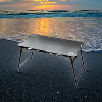 Table de camping pliable d'extérieur en alliage d'aluminium IGT, moderne, tactique, pour la plage, nouvelle
