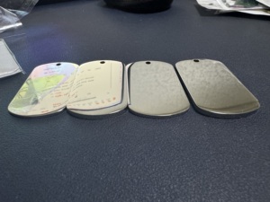 Yiwu Aceon targhette vuote in acciaio inossidabile da 0.5 a 3mm di spessore targhette identificative per cani da uomo rettangolari <span class=keywords><strong>Standard</strong></span> - Product Image 5