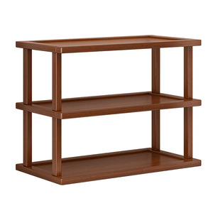 <b>Desktop</b> bookshelf, brown storage rack, multi-tiered water cup holder for office, study desk storage, kitchen countertop <b>shelf</b> - Product Image 5