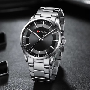 Montre à quartz pour homme, rétro, en acier inoxydable, grand cadran, sportive, étanche, légère, tendance - Product Image 6