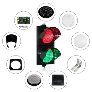 200毫米型号红色绿色 LED 交通信号灯销售