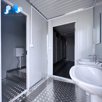 Maison de toilette d'été préfabriquée portable de haute qualité maison de conteneur plat préfabriquée isolée pour le dalal du Liban