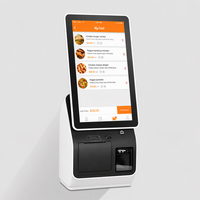 Kiosque de paiement tactile 15,6 pouces, kiosque de commande automatique, kiosque mural, kiosque de paiement sur pied, machine POS, kiosque de paiement en libre-service
