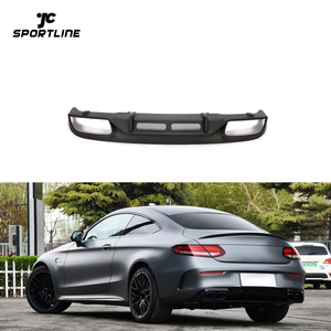 Diffuseur de lèvre arrière de voiture en Fiber de carbone W205 C63 pour <span class=keywords><strong>Mercedes</strong></span> Benz C63 <span class=keywords><strong>AMG</strong></span> 2 portes 2015-<span class=keywords><strong>2021</strong></span> - Product Image 1