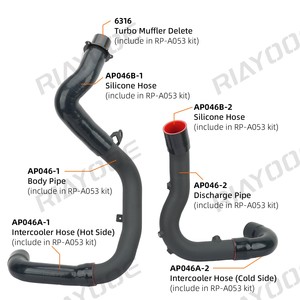 Kit de tuyau de charge turbo en aluminium pour VW Golf MK7 GTI MQB EA888 Gen3 <span class=keywords><strong>Audi</strong></span> S3 <span class=keywords><strong>A3</strong></span> 8V Cupra 1.8T 2.0T 60MM - Product Image 6