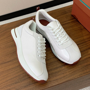 Zapatos Casuales de Verano para Hombre y Mujer, de Cuero Genuino y Gamuza, Punta Redonda, Estilo Alemán, Retro, para Parejas - Product Image 1