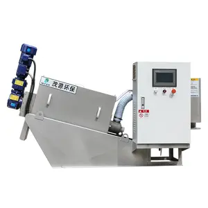 separator dewatering machine screw filter press dewatering screw press
