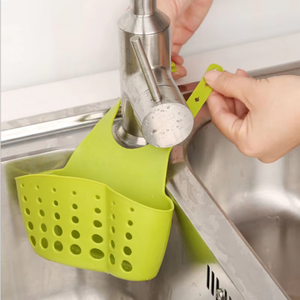 Wholesale Kitchen Drain Rack <b>Shelf</b> Sponge Storage Holder Hanging <b>Basket</b> Bag Organizer Accessory - Product Image 1