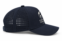 Casquette de baseball en polyester perforée découpée au laser à 5 panneaux, légère, séchage rapide, performance optimale, logo personnalisé, course à pied, homme, léopard, argyle