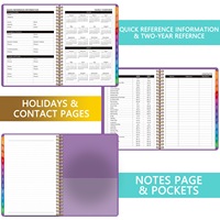 Carnet de prière chrétien personnalisé A5 vintage, couverture rigide, agenda d'étude biblique, notes dévotionnelles, carnet à spirales