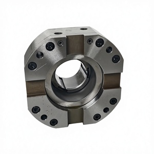 Mandres hydrauliques verticales à pinces en acier série <span class=keywords><strong>JHS</strong></span>, mandrin de tour à <span class=keywords><strong>3</strong></span> mors, haute précision, haute rigidité, fixation pour perçage et fraisage CNC - Product Image 1