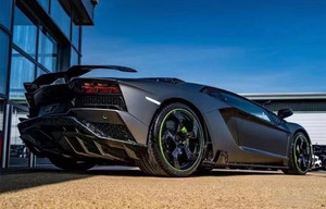 Nouveau kit carrosserie FORLamborghini Aventador amélioré, diffuseur avant en fibre de carbone OEM, spoiler - Product Image 4