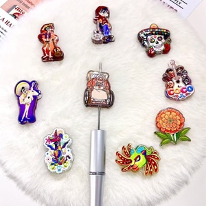 Abalorio para Teléfono con Cuentas de Acrílico, con Tecnología 3D de Relieve a Través del Material, Diseño de Dibujos Animados de Stranger Things y Sanderson, DIY, Versátil, en Forma de Cuentas - Product Image 4