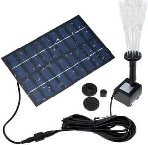 Bsv 1.8W Solar Outdoor Fontein Waterpomp Voor Vogel Bad Zonne-Energie Fontein Voor Kleine Vijver Tuin Decoratie En Zuurstof Genereren