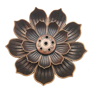 Lotus porte-bâton brûleur <span class=keywords><strong>d</strong></span>'<span class=keywords><strong>encens</strong></span> 6 trous brûleur <span class=keywords><strong>d</strong></span>'<span class=keywords><strong>encens</strong></span> <span class=keywords><strong>support</strong></span> en laiton <span class=keywords><strong>pour</strong></span> bâtons <span class=keywords><strong>d</strong></span>'<span class=keywords><strong>encens</strong></span> cônes accessoire de <span class=keywords><strong>d</strong></span>écoration de la maison - Product Image 4
