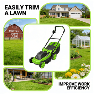 VERTAK Tagliaerba <span class=keywords><strong>Elettrico</strong></span> con Cavo da 16 Pollici, 1800W, Manico Pieghevole, 5 Altezze di Taglio Regolabili - Product Image 5