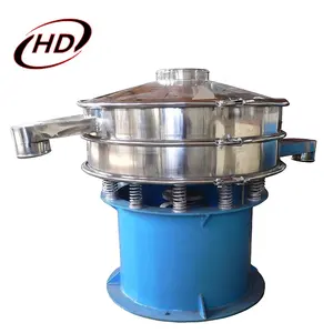 Electric Stainless Steel Food Industry Two-Layer Coffee Bean Rotary Vibrating Filter Screen