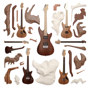 Custom Processing Electric Guitar Accessories Wood Metal Parts Wholesale Services Wood Manufacturer Sheet Metal Fabrication