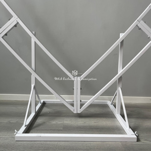 Sắt vòm hình trái tim Hỗ trợ đám cưới hoạt động ngày Valentine vòm hoa hỗ trợ đặc biệt với một kết thúc nướng - Product Image 4