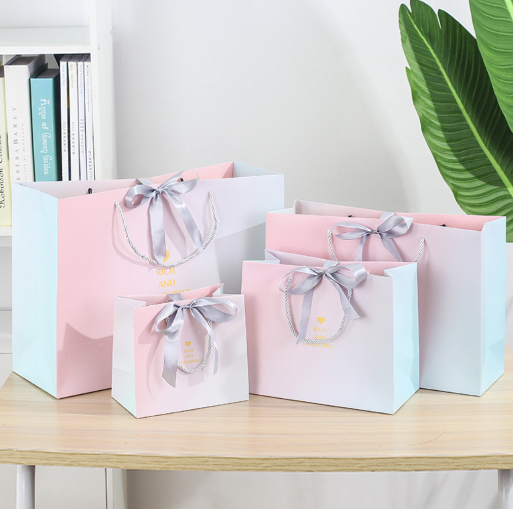 Bolsas de regalo rosa
