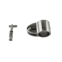 Herraje pulido de acero inoxidable 316 de grado marino de 7/8'' y 1'' con pasador de tracción con resorte para toldo bimini de yate/barco