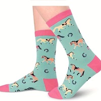 Cross-Border Unisex Englische Buchstaben Kreative Copywriting Crew-Länge Sport-Baumwollsocken Tägliches Pendeln Hochwertige Socken