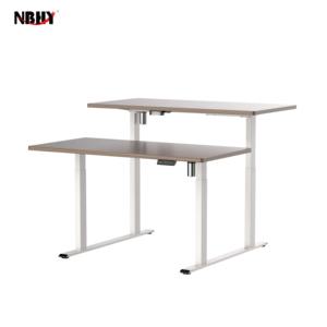 Escritorio de pie eléctrico Escritorio ajustable en altura, escritorio ergonómico para sentarse en la oficina en casa con control preestablecido de memoria - Product Image 3