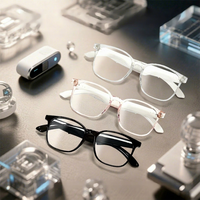 Lunettes Intelligentes 2025 : Traduction IA pour Connectivité Bluetooth, Plus de 100 Langues, Traduction en Temps Réel, Écoute Musicale et Appels