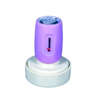 Tampon Flash Rond en Plastique WES – Conception de Texte Personnalisé pour Sceaux d'Entreprise, Tampons Financiers, Authentification Commerciale, Utilisation au Bureau