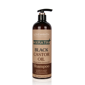 Shampooing et <span class=keywords><strong>shampoing</strong></span> à personnaliser, disponible en 60 ml, kératine, noir, huile de ricin - Product Image 2