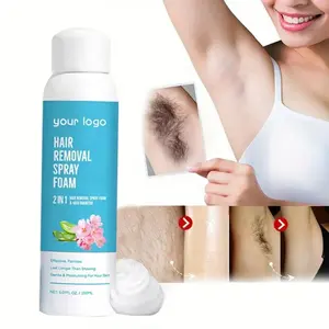 Body Intimate Effective Painless Body Hair Removal Spray Foam Gentle Depilatory Permanent Hair Removal Spray For Women Men